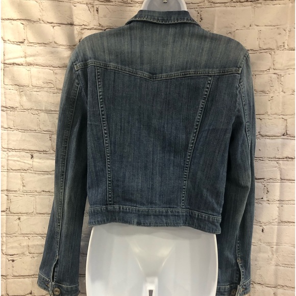 ❤️🔥Elle❤️🔥Beautiful Jean Jacket 4 Ladies❤️🔥Measurements in Pics❤️🔥 - Picture 5 of 14